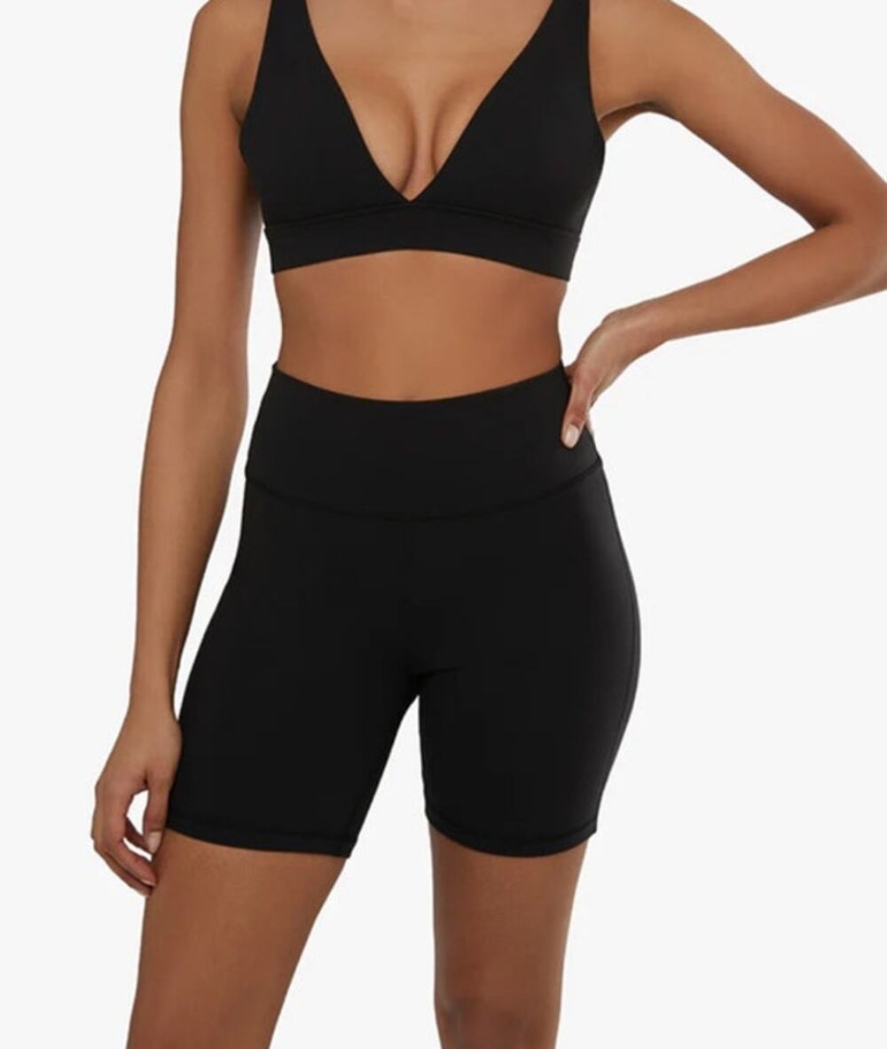 WeWoreWhat Black Atheltic Biker Shorts Size Large